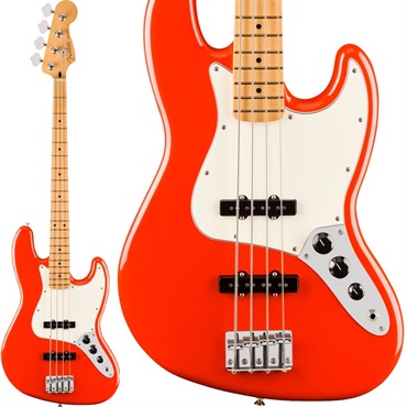 Fender MEX Player II Jazz Bass (Coral Red/Maple)