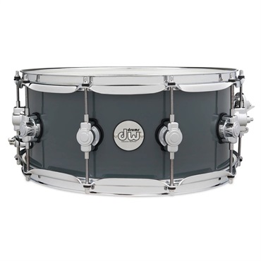 dw DDLG0614SSSG [Design Series Maple Snare， 14''×6'' / Steel Gray Gloss Lacquer]