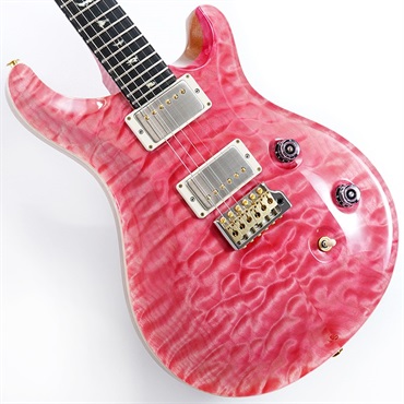 P.R.S. Wood Library Custom 24 Quilt Maple McCarty Thickness Bonni Pink (Natural Back)- Stained Neck #0380461