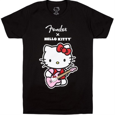 FENDER(R) x HELLO KITTY(R) BLACK FRONT LOGO TEE L (LARGE) (#9190188506)