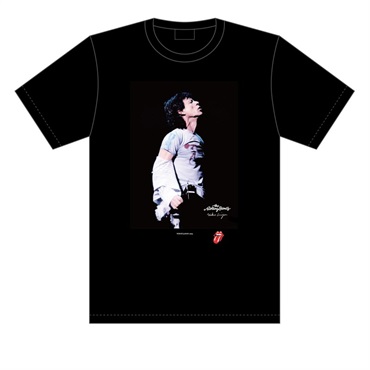 Mick Photo by Mikio Ariga Tokyo Japan 2003 S/S Tee Black-XL