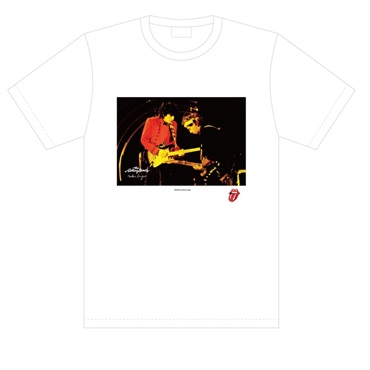 Keith & Ronnie Photo by Mikio Ariga Tokyo Japan 1990 S/S Tee White-XL