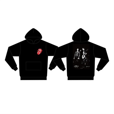 Mick & Keith Photo by Mikio Ariga Tokyo Japan 1990 Hoodie-M
