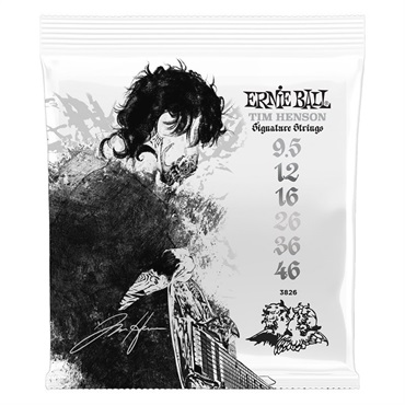 ERNIE BALL Tim Henson Signature Electric Guitar Strings (9.5-46) [#3826]