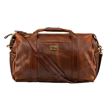 Gibson Lifton Leather Duffle Bag， Brown[LIFTON-DUF-BRN]