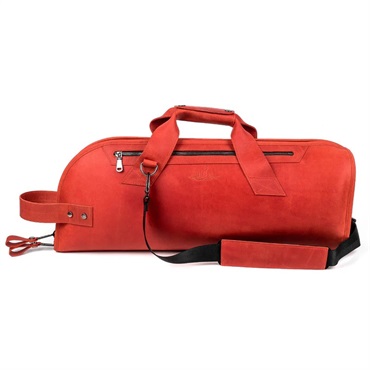 MG Leather Work シングル トランペット用ソフトケース CrazyHorse Red (レッド)