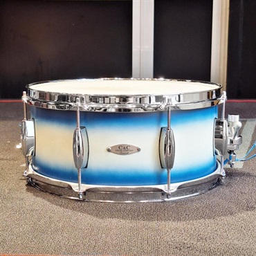 C&C CUSTOM DRUMS USED 中古 Player Date I 14×6.5 Snare Drum [Classic Blue & Silver Bop Duco]