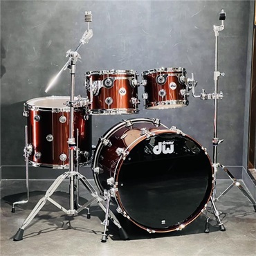 Collector's Pure Maple 4pc Drum Kit [BD22，FT16，TT12&10 /Root Beer Metallic Lacquer]