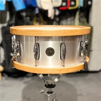 【値下げしました！】S1-6514A-WH [Full Range Snare Drums / Aluminum Wood Hoop Snare 14 x 6.5]【店頭展示特価品】