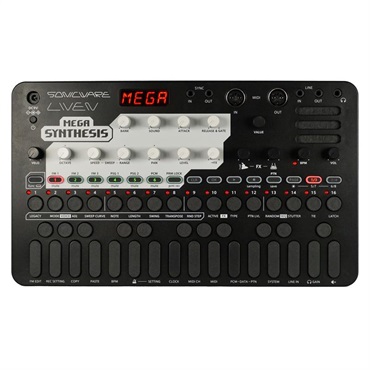 SONICWARE LIVEN MEGA SYNTHESIS (電源アダプター無し) ソニックウェア レトロ・ゲームミュージック・コンポーザー