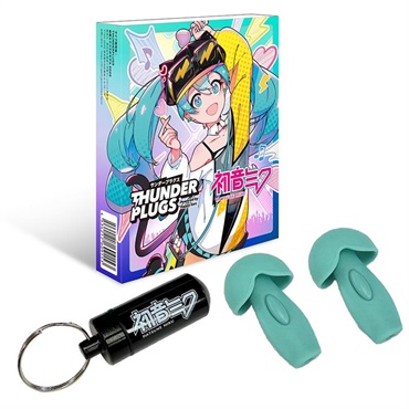 Thunderplugs 【決算売り尽くしセール】【数量限定品】Thunderplugs初音ミクコラボモデル2025 (サンダープラグス)(ライブ用耳栓)(マジカルミライ 2025)(HATSUNE MIKU)