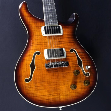 P.R.S. SE Hollowbody II Piezo (Orange Tiger Smokeburst) #CTCI04089【2025年生産品】