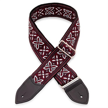 2.5 Brocade Slider Strap / HAROLD BURGUNDY （2.5 ブロケード織 スライダーストラップ / ハロルド・バーガンディ）