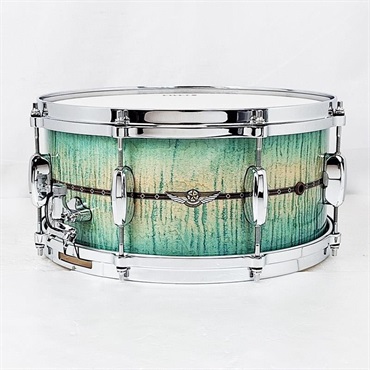 TAMA TMS1465DR-ECB [STAR Maple 14×6.5 Snare Drum - Emerald Sea Curly Maple Burst]【Made in Japan】
