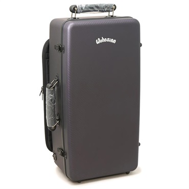 ワンジンケース / 3K NATURAL CARBON Series (Matte Dark Purple / Black) トリプル トランペット用 ケース