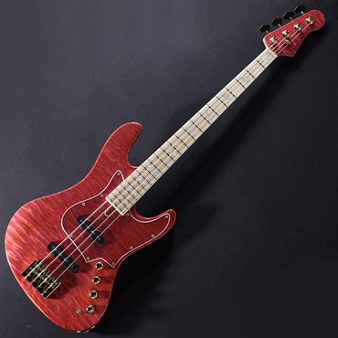 Bomber Bass/BB-4 Custom Quilted Maple (Pink)