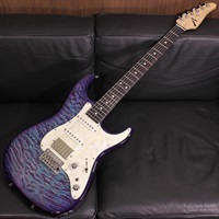 Drop Top Classic Quilt Maple Top Ultraviolet Blue with Purple Edge Burst SN. 02-24-26P
