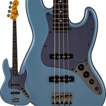 Hybrid II 2026 Collection Jazz Bass Satin Metallic (Matte Aero Blue/Rosewood)