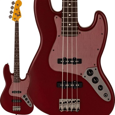 Fender Made in Japan Hybrid II 2026 Collection Jazz Bass Satin Metallic (Matte Inferno Red/Rosewood)