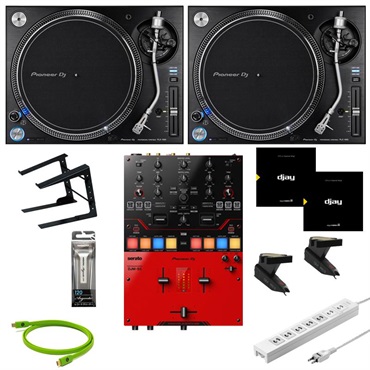 PLX-1000 + DJM-S5 djay Pro対応ヴァイナル付属 スクラッチDJ入門10点セット (パイオニアディージェー)