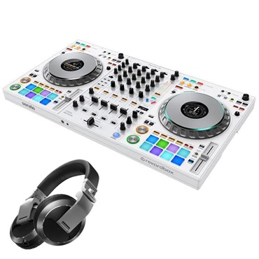 DDJ-FLX10-W + HDJ-X7-S ヘッドホンSET 【ご購入特典 / LT-100B SILVER PCスタンドプレゼント！】【無償ダウンロード版rekordbox/Serato DJ Pro対応】【パイオニアディージェー】