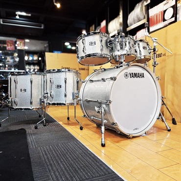 YAMAHA 【ヤマハアブソルートドラムショップ限定キャンペーン対象品！】Recording Custom 6pc Drum Set - シルバースパークル[22BD.8TT.10TT.12TT.14FT.16FT]
