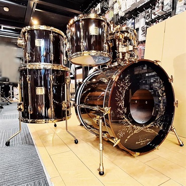 USED 中古 YAMAHA 100TH Limited Centennial Edition Recording Custom Special ''Ciricote''Drum Set　[RCS100CG/22BD.10TT.12TT.13TT.16FT/ファイバーケース付属/Made In Japan]