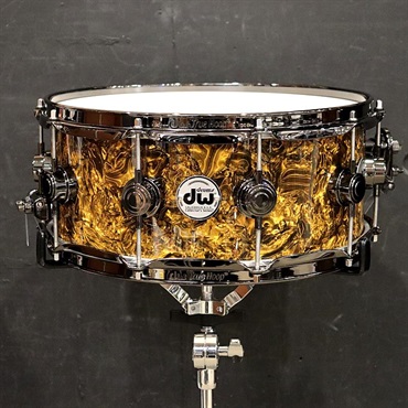 dw DCFMM0614SNX085 [Collector's Maple/Mahogany 14''×6'' - Gold Abalone w/Black Nickel Hardware]
