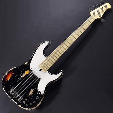 XTB-1T 5st (Black over 3TB/ASH/M) [Lacquer Heavy Aged]
