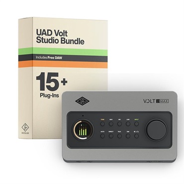 Volt2 Max - ユニバーサルオーディオ オーディオインターフェイス USB typeC搭載 10in 4out DSP内蔵 ループバック搭載 デジタル制御プリアンプ コンプレッサー内蔵 32bit 192kHz ADAT搭載 Volt2Max