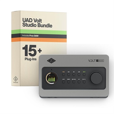 Universal Audio [予約商品・10月30日発売予定] Volt4 Max - ユニバーサルオーディオ オーディオインターフェイス USB typeC搭載 12in/6out DSP内蔵 ループバック搭載 デジタル制御プリアンプ コンプレッサー内蔵 32bit/192kHz ADAT搭載 Volt4Max