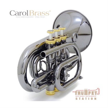 CAROL BRASS キャロルブラス / N3000 BLK 【Bb ポケット トランペット 】【出荷前調整で安心】 画像3