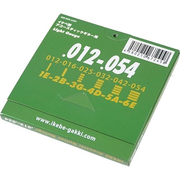 Ikebe Original Acoustic Guitar Strings イケベ弦 アコースティックギター用 012-054 [Light Gauge/IKB-AGS-1254] ×10セット 画像2