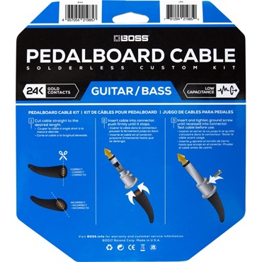 BOSS BCK-24 『Pedalboard cable kit， 24connectors， 7.3m』～ソルダーレスケーブル～ 画像1