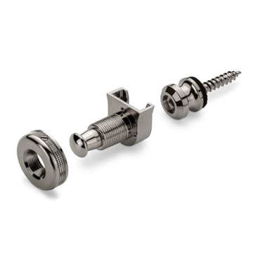 Schaller Strap Lock System S-Locks #14010601/Ruthenium 画像1