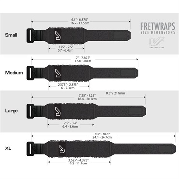 Gruv Gear FretWraps FW1-BNR-SM （バンダナ/レッド/Small） 画像2