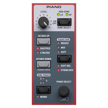 Nord（CLAVIA） Nord Electro 6D 73+専用ソフトケースセット ノードエレクトロ 73鍵 セミウェイト・ウォーターフォール鍵盤 画像3