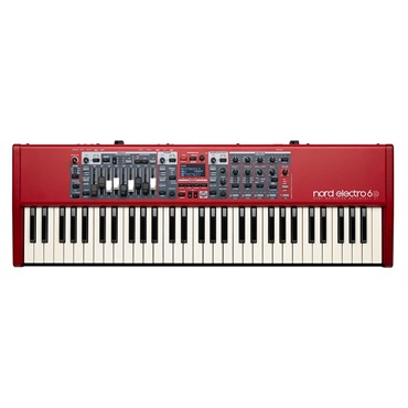 Nord（CLAVIA） Nord Electro 6D 61+専用ソフトケースセット ノードエレクトロ 61鍵 セミウェイト・ウォーターフォール鍵盤 画像1