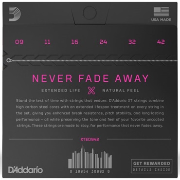 D’Addario XTE0942 XT Nickel Super Light (.009-.042) 画像1