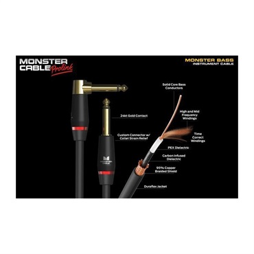 MONSTER CABLE Monster Bass Instrument Cable M BASS2-12A S/L (3.6m/12ft) 画像1