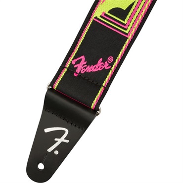 Fender USA 【生産完了品】NEON MONOGRAMMED STRAP (YELLOW/PINK) (#0990681304) 画像1