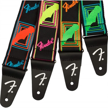 Fender USA NEON MONOGRAMMED STRAP (GREEN/BLUE) (#0990681303) 画像2