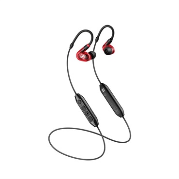 SENNHEISER 【夏先取り大特価セール】IE 100 PRO WIRELESS RED(Bluetooth・ワイヤレスイヤフォン)(有線イヤホン接続用・ストレートケーブル1.3ｍ付属)(レッド)(ゼンハイザー) 画像1