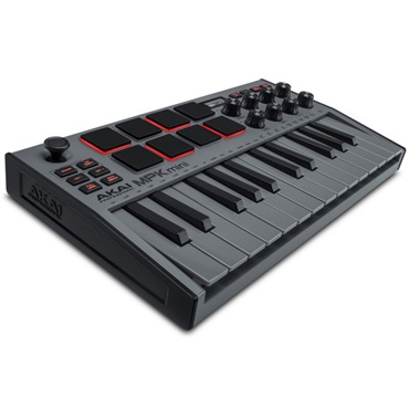 AKAI MPK mini Special Edition Grey (25鍵USB-MIDIキーボードコントローラー) (アカイ)(エムピーケーミニ) 【NKS対応製品Komplete 15 Selectバウチャー無償提供】 画像1