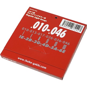 Ikebe Original Electric Guitar Strings イケベ弦 エレキギター用 010-046 [Regular Light Gauge/IKB-EGS-1046] ×3セット 画像2