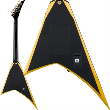 Jackson X Series Rhoads RRX24 (Black with Yellow Bevels/Laurel) 画像1