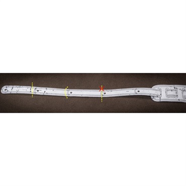 Richter Straps #1007 Springbreak I [Black/White Stitches] 画像1