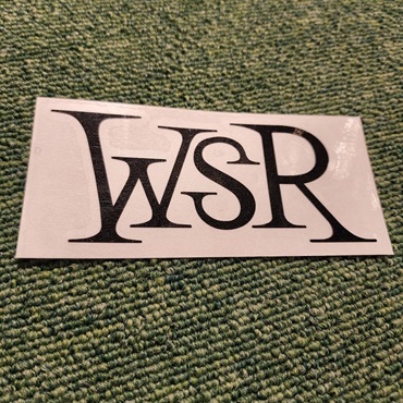 Ikebe Original WSRオリジナルステッカー WSRロゴ (Black) 画像1