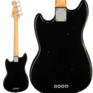Fender MEX JMJ Road Worn Mustang Bass (Black) 画像1