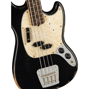 Fender MEX JMJ Road Worn Mustang Bass (Black) 画像2